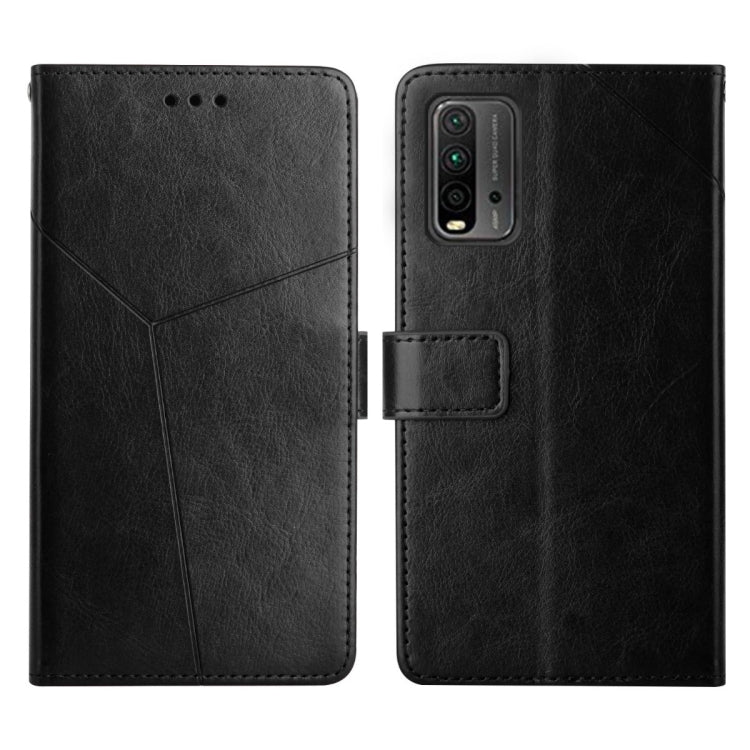 Y Stitching Horizontal Flip Leather Phone Case, For Xiaomi Redmi 9, For Xiaomi Redmi 9A, For Xiaomi Redmi 9C, For Xiaomi Poco M3 / Redmi 9T