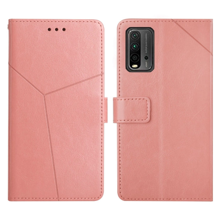 Y Stitching Horizontal Flip Leather Phone Case, For Xiaomi Redmi 9, For Xiaomi Redmi 9A, For Xiaomi Redmi 9C, For Xiaomi Poco M3 / Redmi 9T