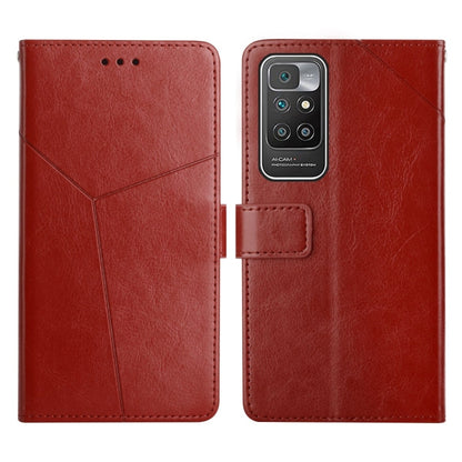 Y Stitching Horizontal Flip Leather Phone Case, For Xiaomi Redmi 10, For Xiaomi Redmi 10 5G / Note 11E, For Xiaomi Redmi 10A, For Xiaomi Redmi 10C