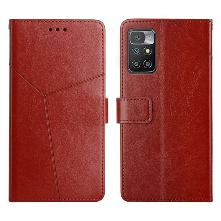 Y Stitching Horizontal Flip Leather Phone Case, For Xiaomi Redmi 10, For Xiaomi Redmi 10 5G / Note 11E, For Xiaomi Redmi 10A, For Xiaomi Redmi 10C