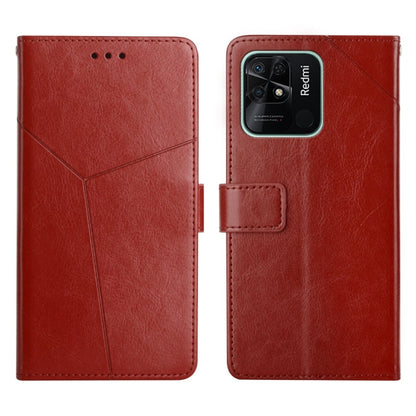 Y Stitching Horizontal Flip Leather Phone Case, For Xiaomi Redmi 10, For Xiaomi Redmi 10 5G / Note 11E, For Xiaomi Redmi 10A, For Xiaomi Redmi 10C