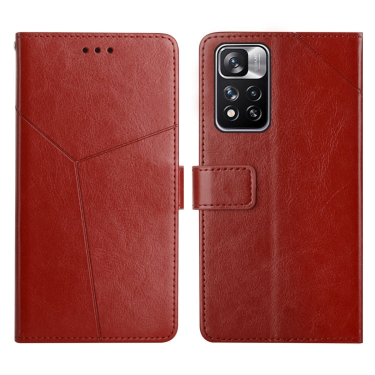 Y Stitching Horizontal Flip Leather Phone Case, For Xiaomi Redmi Note 8T, For Xiaomi Redmi Note 9 5G / Note 9T 5G, For Xiaomi Redmi Note 10 5G, For Xiaomi Redmi Note 11 Pro