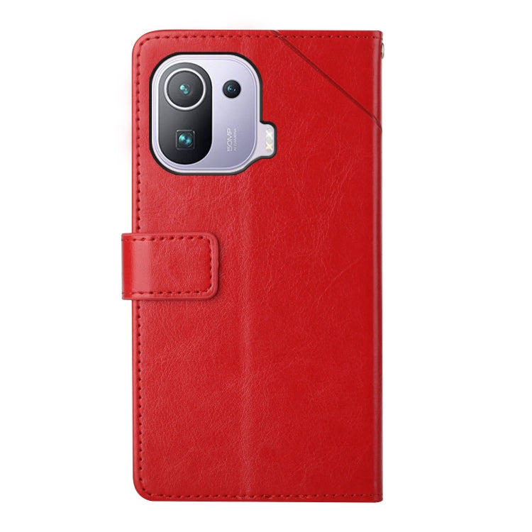 Y Stitching Horizontal Flip Leather Phone Case, For Xiaomi Mi 11 Pro, For Xiaomi Mi 11 Ultra, For Xiaomi Mi 11T / 11T Pro, For Xiaomi 12