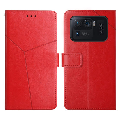 Y Stitching Horizontal Flip Leather Phone Case, For Xiaomi Mi 11 Pro, For Xiaomi Mi 11 Ultra, For Xiaomi Mi 11T / 11T Pro, For Xiaomi 12