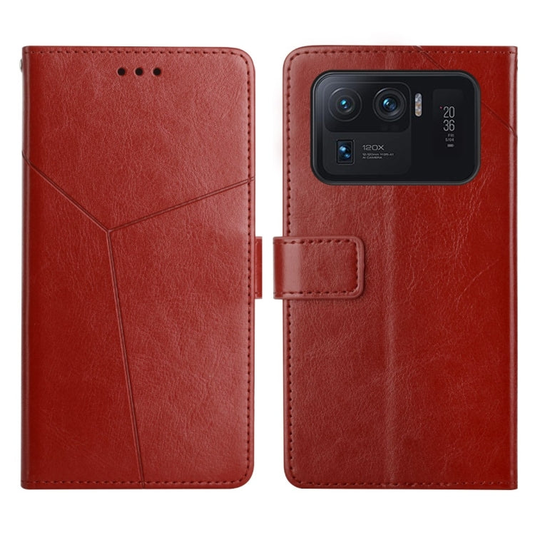 Y Stitching Horizontal Flip Leather Phone Case, For Xiaomi Mi 11 Pro, For Xiaomi Mi 11 Ultra, For Xiaomi Mi 11T / 11T Pro, For Xiaomi 12