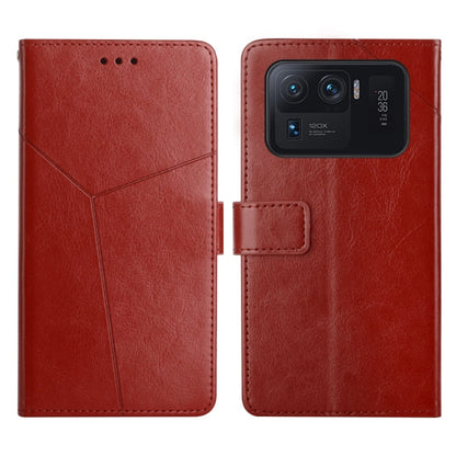 Y Stitching Horizontal Flip Leather Phone Case, For Xiaomi Mi 11 Pro, For Xiaomi Mi 11 Ultra, For Xiaomi Mi 11T / 11T Pro, For Xiaomi 12