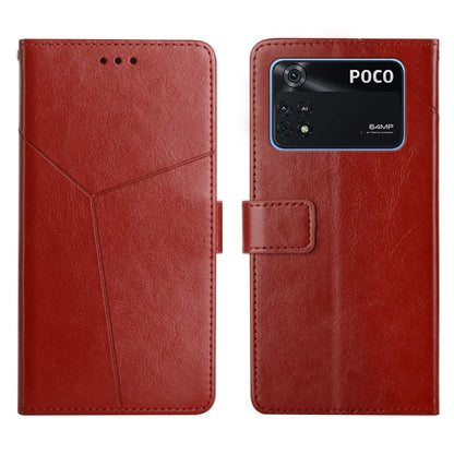 Y Stitching Horizontal Flip Leather Phone Case, For Xiaomi Mi Mix4, For Xiaomi Mi Note 10, For Xiaomi Mi Note 10 Lite, For Xiaomi Poco M4 Pro 4G