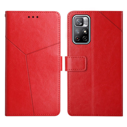 Y Stitching Horizontal Flip Leather Phone Case, For Xiaomi Poco X4 Pro 5G, For Xiaomi Poco M4 Pro 5G