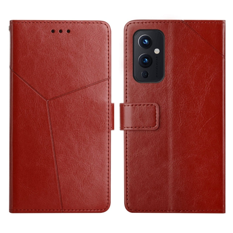 Y Stitching Horizontal Flip Leather Phone Case, For OnePlus 9, For OnePlus 9 Pro, For OnePlus Nord 2 5G, For OnePlus Nord CE 5G
