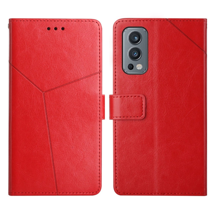 Y Stitching Horizontal Flip Leather Phone Case, For OnePlus 9, For OnePlus 9 Pro, For OnePlus Nord 2 5G, For OnePlus Nord CE 5G