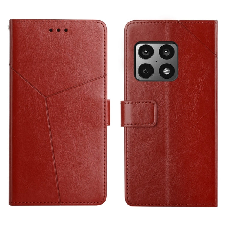 Y Stitching Horizontal Flip Leather Phone Case, For OnePlus 9R, For OnePlus 10 Pro, For OnePlus Nord N20 5G