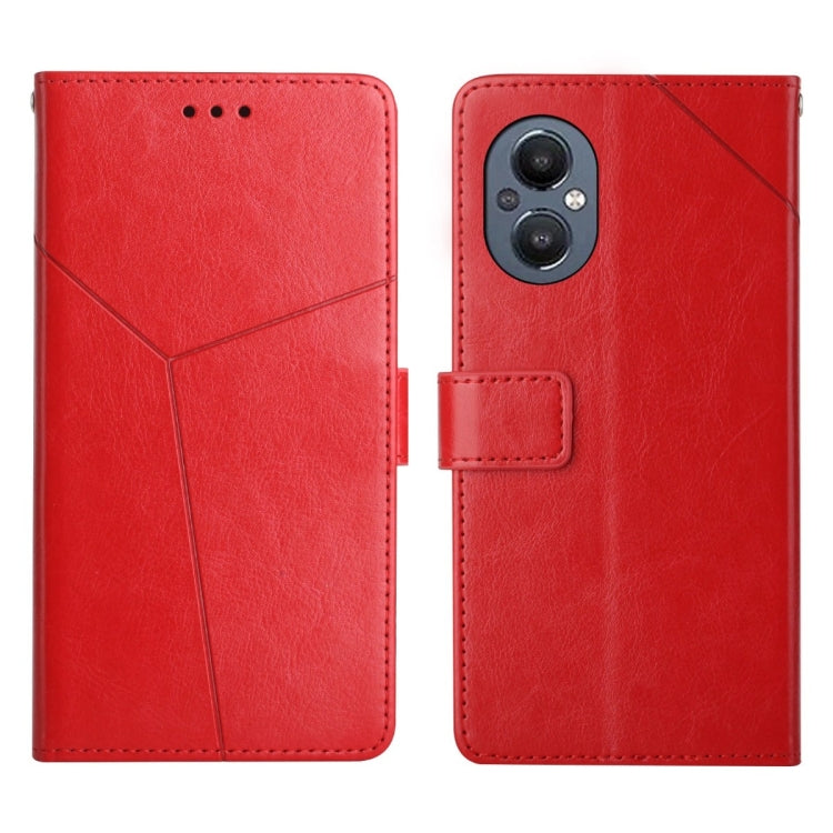 Y Stitching Horizontal Flip Leather Phone Case, For OnePlus 9R, For OnePlus 10 Pro, For OnePlus Nord N20 5G