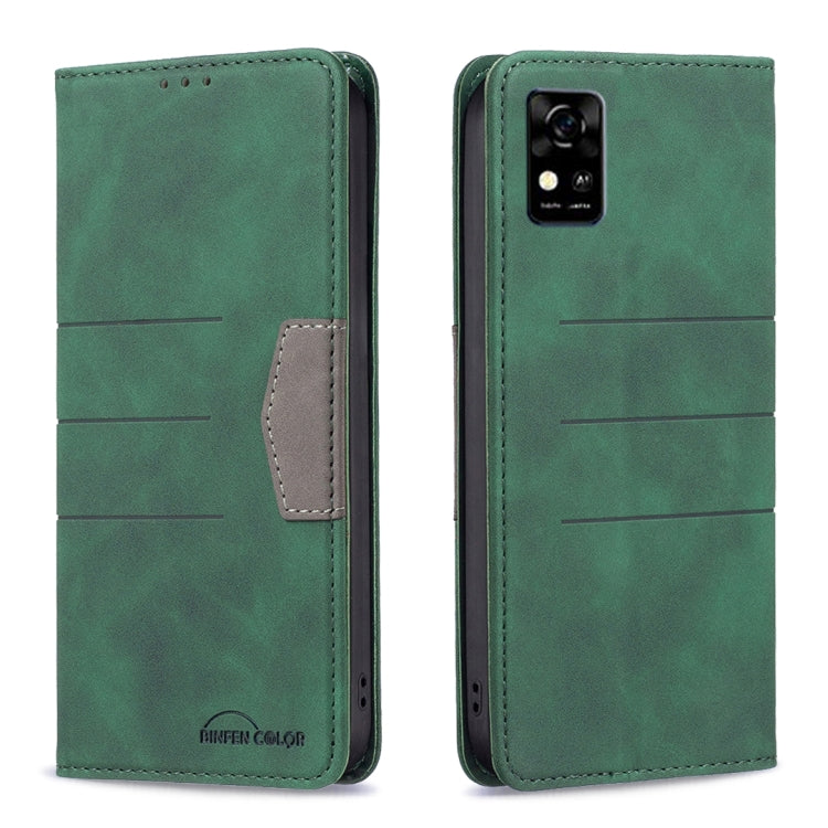 Magnetic Splicing Leather Phone Case, For ZTE Blade  A31, For Motorola Moto G31/G41