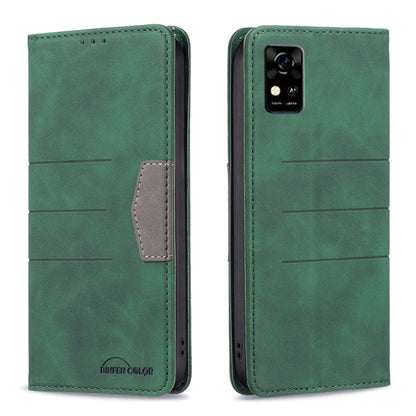Magnetic Splicing Leather Phone Case, For ZTE Blade  A31, For Motorola Moto G31/G41