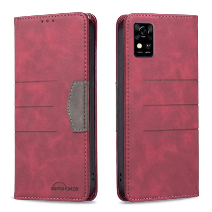 Magnetic Splicing Leather Phone Case, For ZTE Blade  A31, For Motorola Moto G31/G41