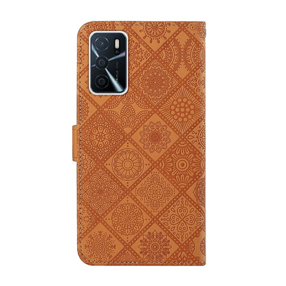 Ethnic Style Embossed Pattern Leather Phone Case, For OPPO A16, For OPPO A94 5G, For OPPO Realme C20 / C21