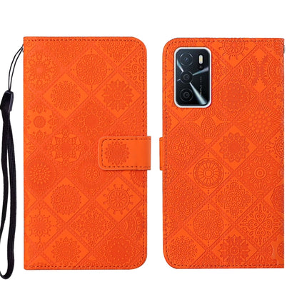 Ethnic Style Embossed Pattern Leather Phone Case, For OPPO A16, For OPPO A94 5G, For OPPO Realme C20 / C21