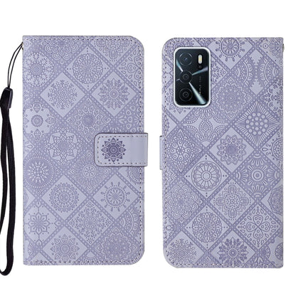 Ethnic Style Embossed Pattern Leather Phone Case, For OPPO A16, For OPPO A94 5G, For OPPO Realme C20 / C21