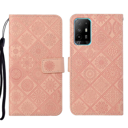 Ethnic Style Embossed Pattern Leather Phone Case, For OPPO A16, For OPPO A94 5G, For OPPO Realme C20 / C21