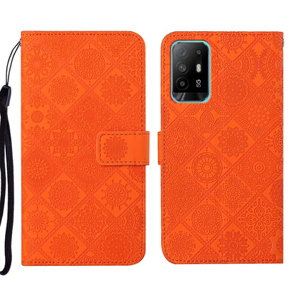 Ethnic Style Embossed Pattern Leather Phone Case, For OPPO A16, For OPPO A94 5G, For OPPO Realme C20 / C21