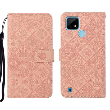 Ethnic Style Embossed Pattern Leather Phone Case, For OPPO A16, For OPPO A94 5G, For OPPO Realme C20 / C21