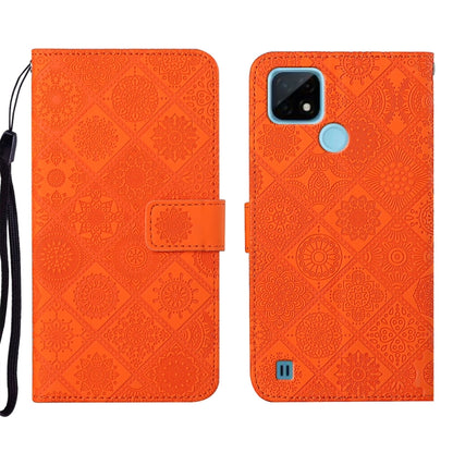 Ethnic Style Embossed Pattern Leather Phone Case, For OPPO A16, For OPPO A94 5G, For OPPO Realme C20 / C21