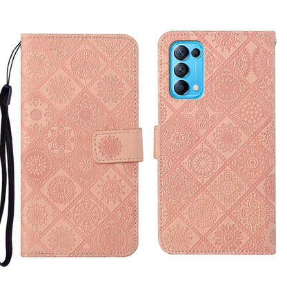 Ethnic Style Embossed Pattern Leather Phone Case, For OPPO Reno5 5G, For OPPO Reno5 Pro 5G, For OPPO Reno6 5G