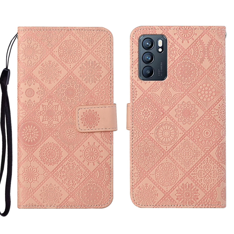 Ethnic Style Embossed Pattern Leather Phone Case, For OPPO Reno5 5G, For OPPO Reno5 Pro 5G, For OPPO Reno6 5G