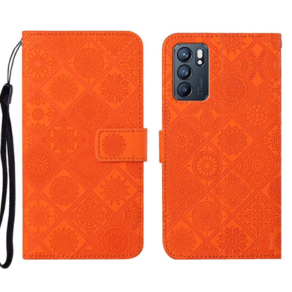 Ethnic Style Embossed Pattern Leather Phone Case, For OPPO Reno5 5G, For OPPO Reno5 Pro 5G, For OPPO Reno6 5G