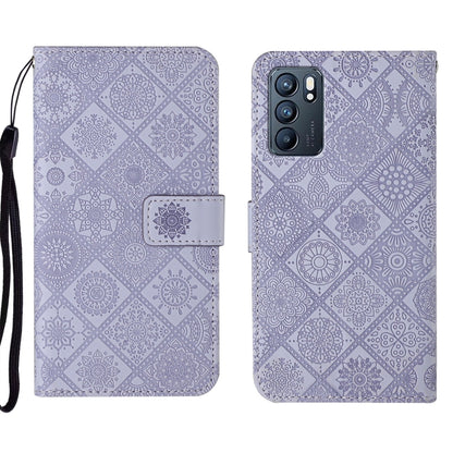 Ethnic Style Embossed Pattern Leather Phone Case, For OPPO Reno5 5G, For OPPO Reno5 Pro 5G, For OPPO Reno6 5G
