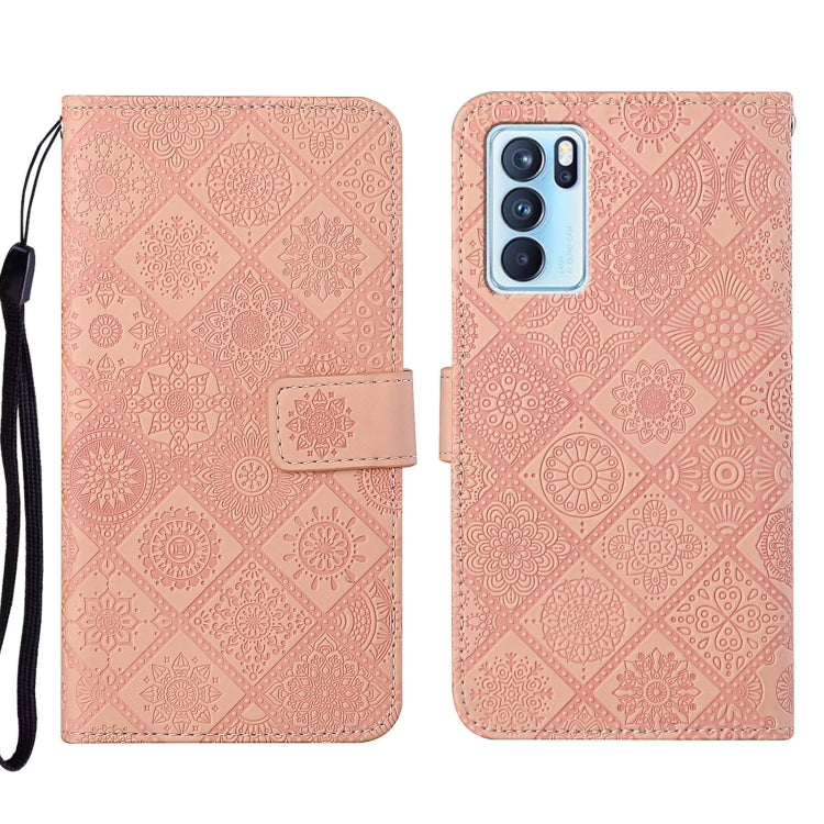 Ethnic Style Embossed Pattern Leather Phone Case, For OPPO Reno6 Pro 5G, For OPPO Realme 8 4G, For OPPO Realme 8 5G