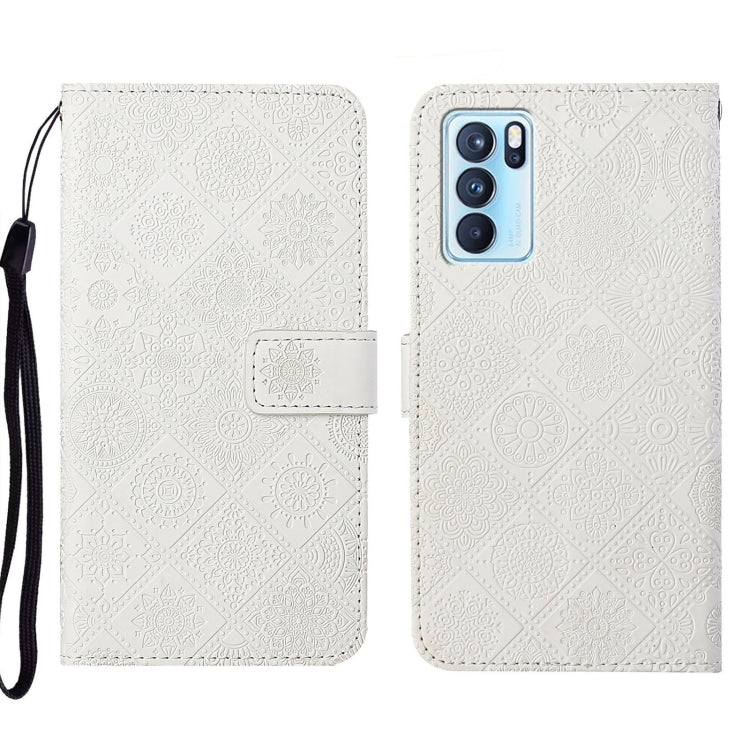 Ethnic Style Embossed Pattern Leather Phone Case, For OPPO Reno6 Pro 5G, For OPPO Realme 8 4G, For OPPO Realme 8 5G