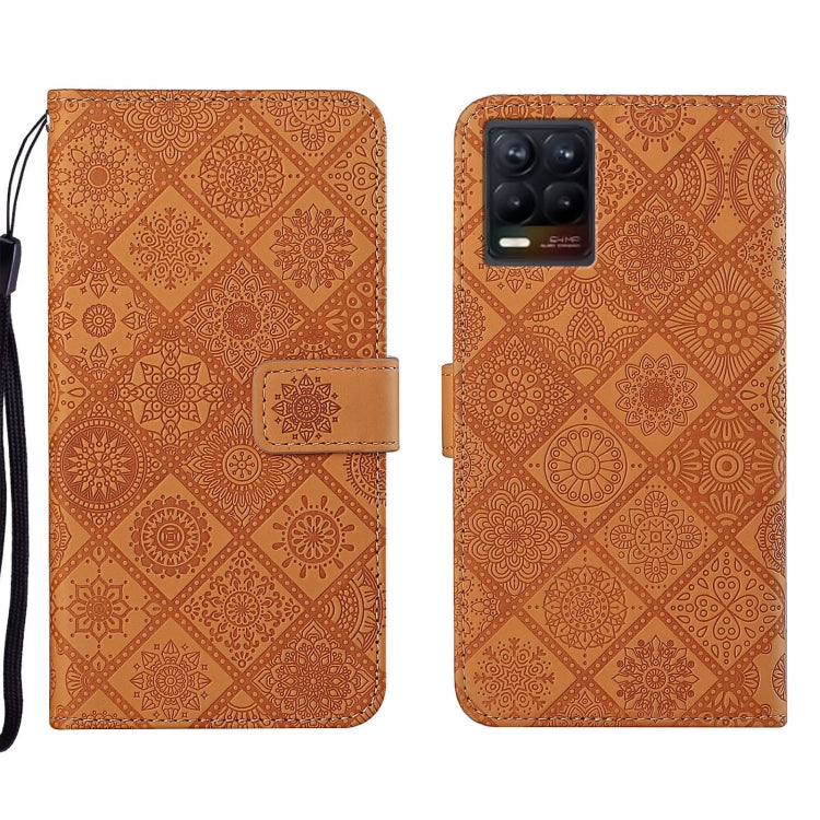 Ethnic Style Embossed Pattern Leather Phone Case, For OPPO Reno6 Pro 5G, For OPPO Realme 8 4G, For OPPO Realme 8 5G