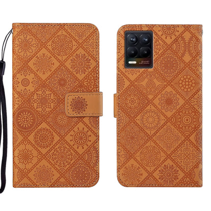 Ethnic Style Embossed Pattern Leather Phone Case, For OPPO Reno6 Pro 5G, For OPPO Realme 8 4G, For OPPO Realme 8 5G