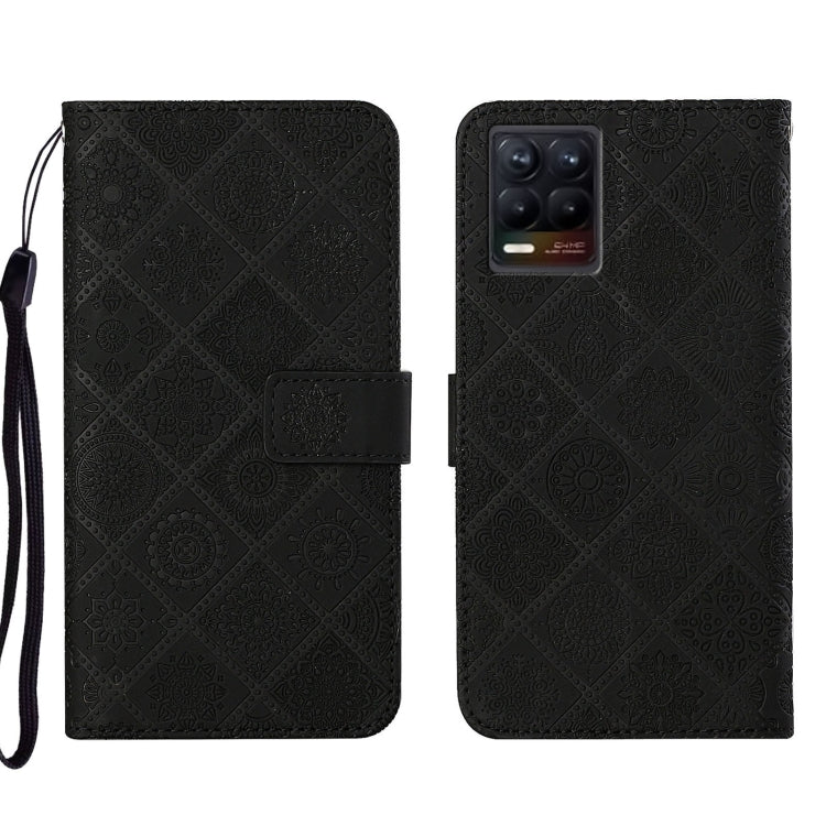 Ethnic Style Embossed Pattern Leather Phone Case, For OPPO Reno6 Pro 5G, For OPPO Realme 8 4G, For OPPO Realme 8 5G