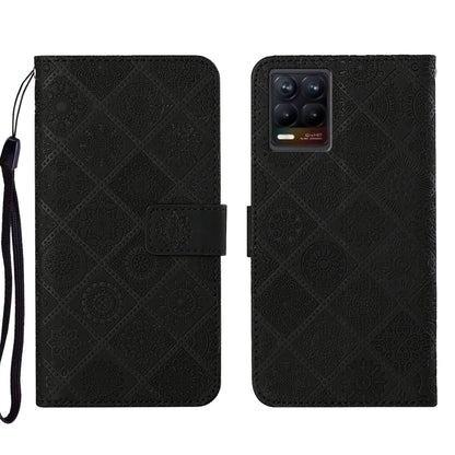 Ethnic Style Embossed Pattern Leather Phone Case, For OPPO Reno6 Pro 5G, For OPPO Realme 8 4G, For OPPO Realme 8 5G