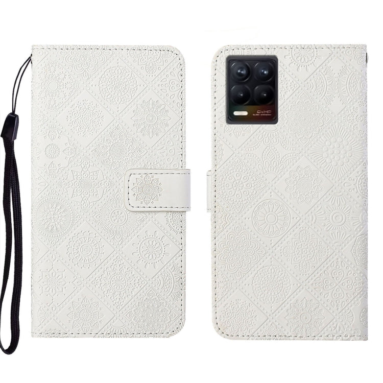 Ethnic Style Embossed Pattern Leather Phone Case, For OPPO Reno6 Pro 5G, For OPPO Realme 8 4G, For OPPO Realme 8 5G