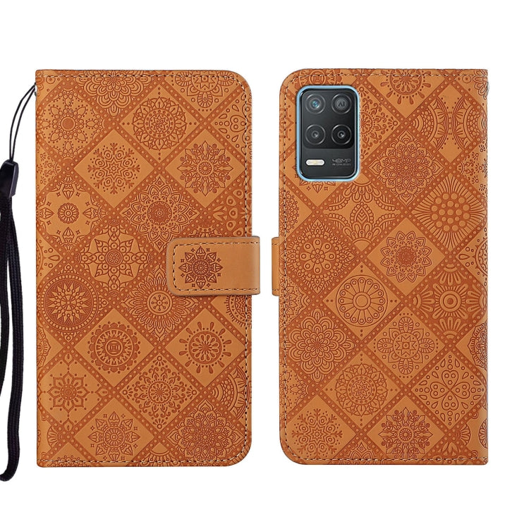 Ethnic Style Embossed Pattern Leather Phone Case, For OPPO Reno6 Pro 5G, For OPPO Realme 8 4G, For OPPO Realme 8 5G