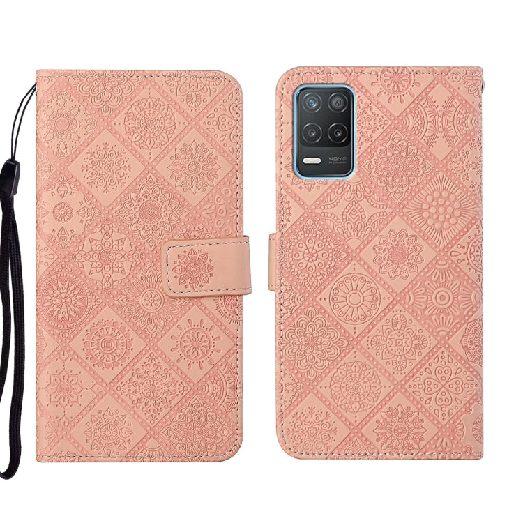 Ethnic Style Embossed Pattern Leather Phone Case, For OPPO Reno6 Pro 5G, For OPPO Realme 8 4G, For OPPO Realme 8 5G
