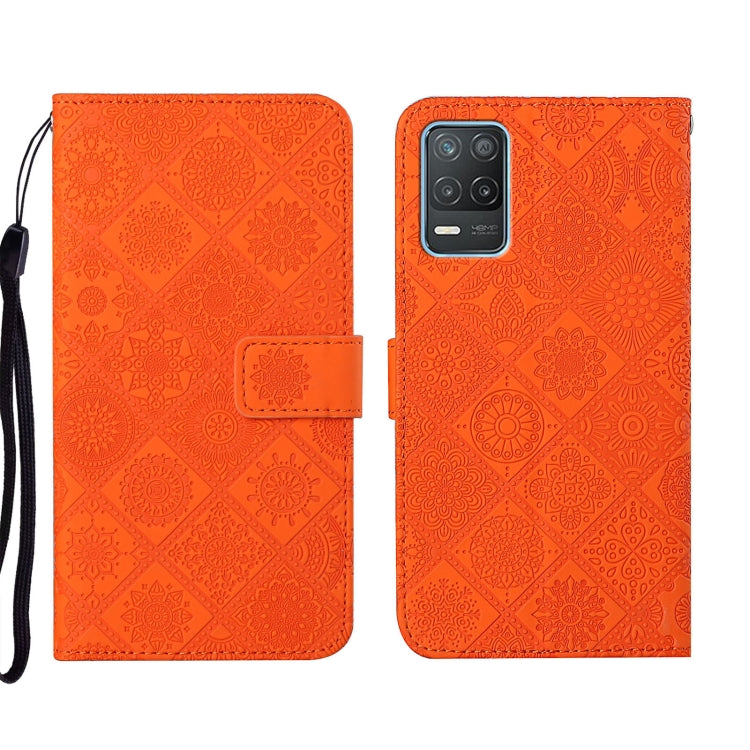 Ethnic Style Embossed Pattern Leather Phone Case, For OPPO Reno6 Pro 5G, For OPPO Realme 8 4G, For OPPO Realme 8 5G