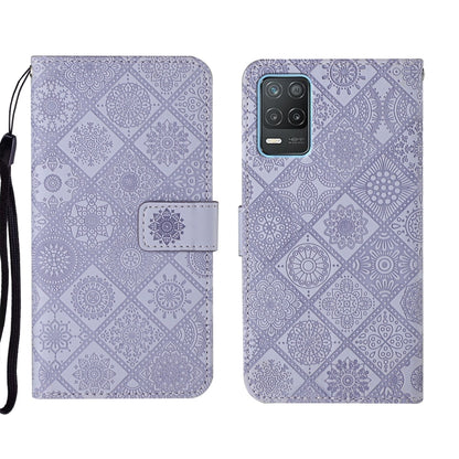 Ethnic Style Embossed Pattern Leather Phone Case, For OPPO Reno6 Pro 5G, For OPPO Realme 8 4G, For OPPO Realme 8 5G