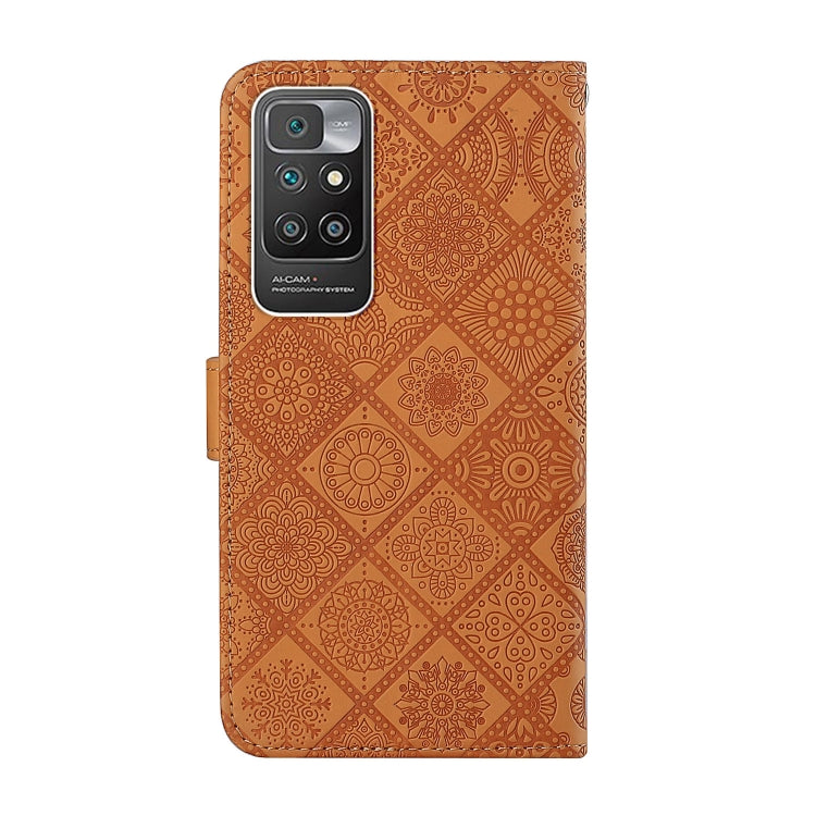 Ethnic Style Embossed Pattern Leather Phone Case, For Xiaomi Redmi 10, For Xiaomi Redmi 10C, For Xiaomi Redmi K40