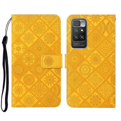 Ethnic Style Embossed Pattern Leather Phone Case, For Xiaomi Redmi 10, For Xiaomi Redmi 10C, For Xiaomi Redmi K40