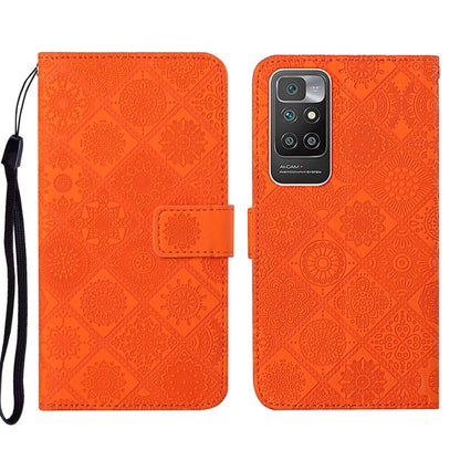Ethnic Style Embossed Pattern Leather Phone Case, For Xiaomi Redmi 10, For Xiaomi Redmi 10C, For Xiaomi Redmi K40