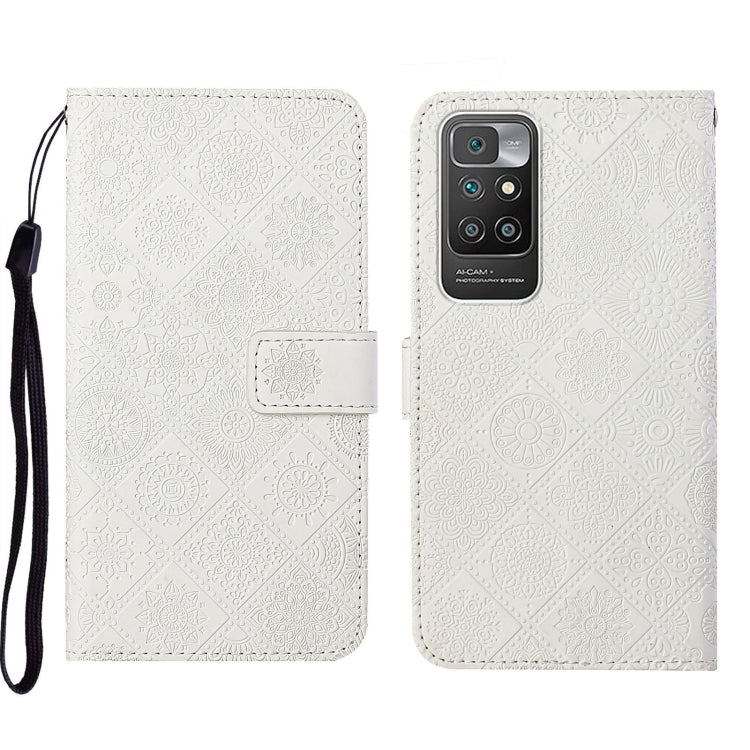 Ethnic Style Embossed Pattern Leather Phone Case, For Xiaomi Redmi 10, For Xiaomi Redmi 10C, For Xiaomi Redmi K40