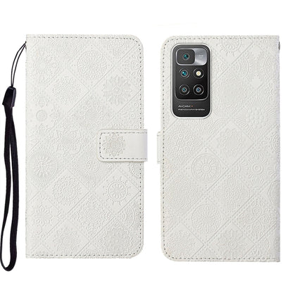 Ethnic Style Embossed Pattern Leather Phone Case, For Xiaomi Redmi 10, For Xiaomi Redmi 10C, For Xiaomi Redmi K40
