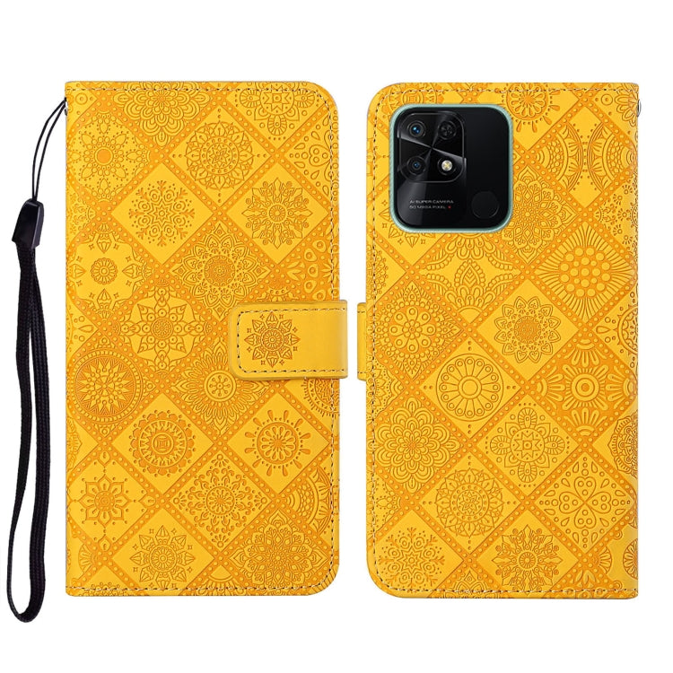 Ethnic Style Embossed Pattern Leather Phone Case, For Xiaomi Redmi 10, For Xiaomi Redmi 10C, For Xiaomi Redmi K40