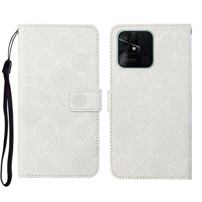 Ethnic Style Embossed Pattern Leather Phone Case, For Xiaomi Redmi 10, For Xiaomi Redmi 10C, For Xiaomi Redmi K40