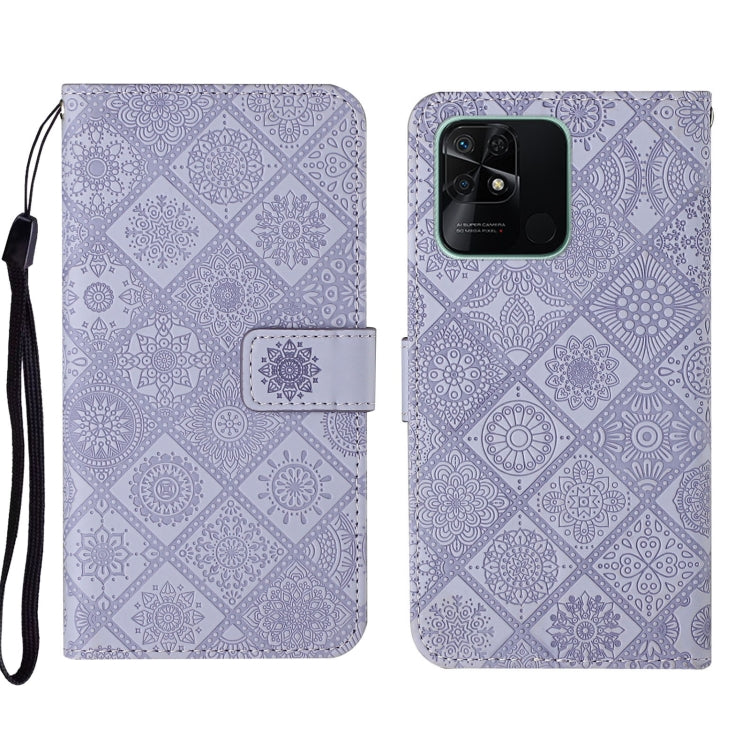 Ethnic Style Embossed Pattern Leather Phone Case, For Xiaomi Redmi 10, For Xiaomi Redmi 10C, For Xiaomi Redmi K40