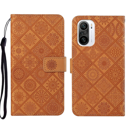 Ethnic Style Embossed Pattern Leather Phone Case, For Xiaomi Redmi 10, For Xiaomi Redmi 10C, For Xiaomi Redmi K40